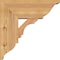 Ekena Millwork Olympic Traditional Smooth Bracket w/ Offset Brace, Western Red Cedar, 7 1/2"W x 18"D x 18"H BKT0806X18X18OLY01SWR - alternate 2